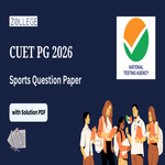 CUET PG 2026 Sports Question Paper with Solution Pdf